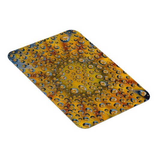 Dew Drop Reflexion der Blume, Crescent City, Magnet (Rechte Seite)