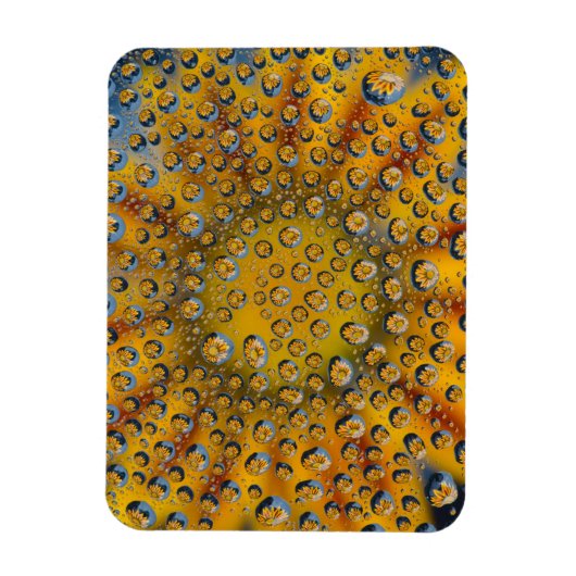 Dew Drop Reflexion der Blume, Crescent City, Magnet (Vertikal)