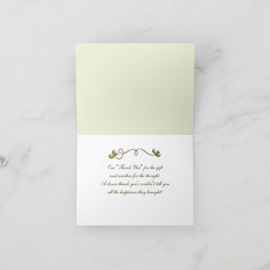 Dew Drop Vielen Dank Dankeskarte (Innenseite)