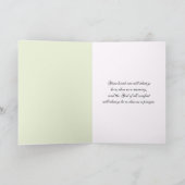 Dew Drops-Beileid Karte (Innenseite)