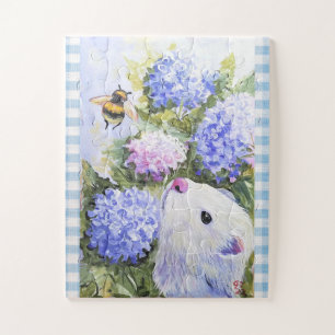 DEW FERRET HYDRANGEAS UND BIE PUZZLE