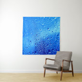 Dew wet glass background window wandteppich (Beispiel (Horizontal))