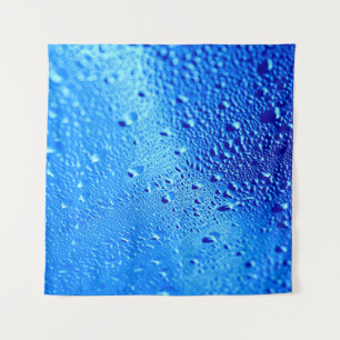 Dew wet glass background window wandteppich