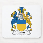 Dewar-Familienwappen Mousepad (Vorne)
