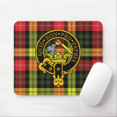 Dewar-schottisches Wappen und Tartan-Mausunterlage Mousepad (Mit Mouse)