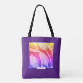 Dewberry&Blossom, Abstract Art Tasche (Rückseite)