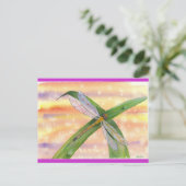 "Dewdrop Dragon" Postkarte (Stehend Vorderseite)