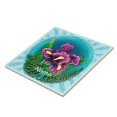 Dewdrop Iris Fliese (Seite)