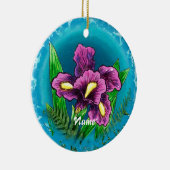Dewdrop Iris Keramikornament (Rechts)