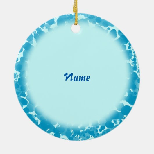 Dewdrop Iris Keramikornament (Hinten)