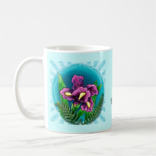 Dewdrop Iris Tasse (Links)
