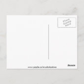 Dewdrop Leaf Postkarte (Rückseite)