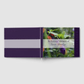 Dewdrop Pansy Celebration Life Love Memory HCGB Gästebuch (Voll)