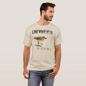Dewees Insel-Vogelbeobachtung-T - Shirt (Vorne ganz)