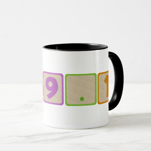 Dewey Baby Tasse (VorderseiteRechts)