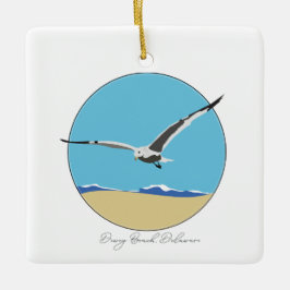 Dewey Beach, Delaware Sea Gull über Beach Keramikornament