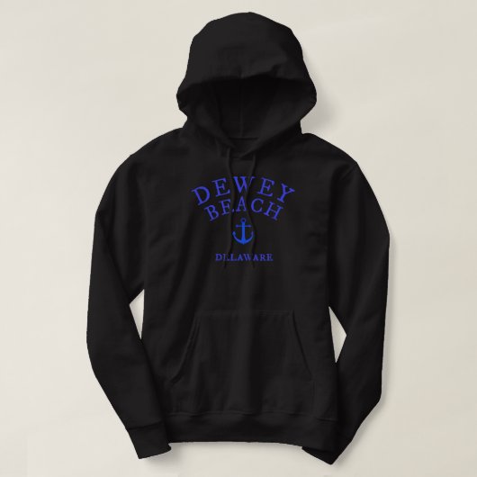 Dewey Beach , Delaware Sea Town T-Shirt, Nautical Hoodie (Design vorne)