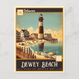 Dewey Beach, Delaware | VINTAG Postkarte