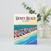 Dewey Beach USA Postkarte (Stehend Vorderseite)