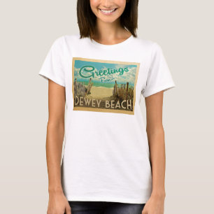Dewey Beach Vintage Reise T-Shirt