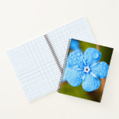 Dewey Blue Blume Spiral Notebook Notizblock (Innenseite)