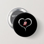 Dewey Bulldoggers Logo Halbherz Slogan Hs Button (Vorne & Hinten)