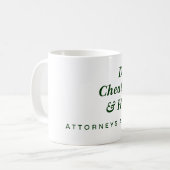 Dewey, Cheatham u. Howe Kaffeetasse (Vorderseite Links)