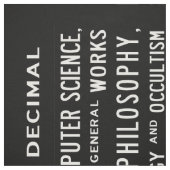 Dewey Decimal Busroll - Fat Quarter Stoff (Muster)