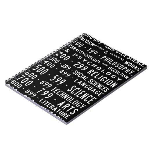 Dewey Decimal-Notebook Notizblock (Linke Seite)