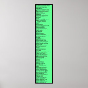 Dewey Decimal System: Heiß grün Poster