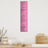 Dewey Decimal System: Hot Pink Poster (Küche)