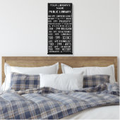 Dewey Decimal zur Leinwand (Insitu (Schlafzimmer))