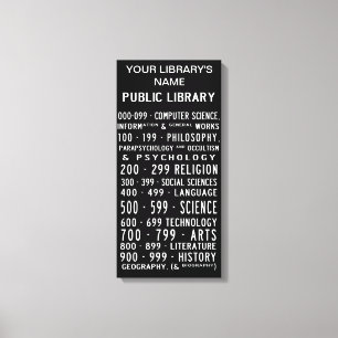 Dewey Decimal zur Leinwand