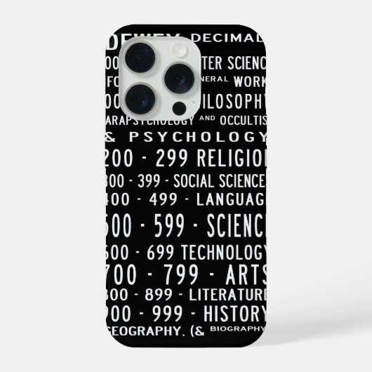 Dewey-Dezimal-Busröllchen-Fall iPhone Hülle (Rückseite)