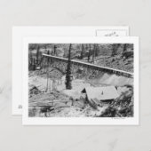 Dewey Gold Mine on Thunder Mountain, Idaho Postkarte (Vorne/Hinten)