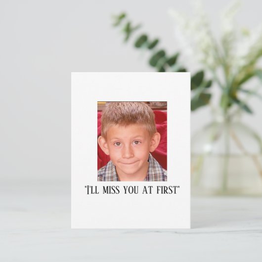 Dewey Malcom in der Mitte Postkarte (Stehend Vorderseite)