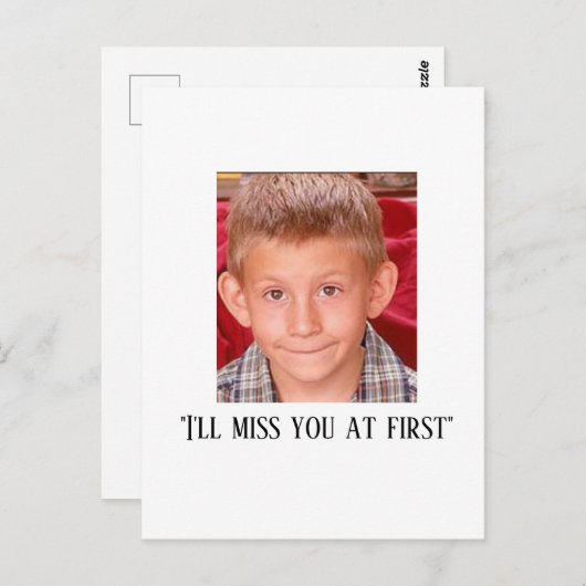 Dewey Malcom in der Mitte Postkarte (Vorne/Hinten)