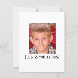 Dewey Malcom in der Mitte Postkarte