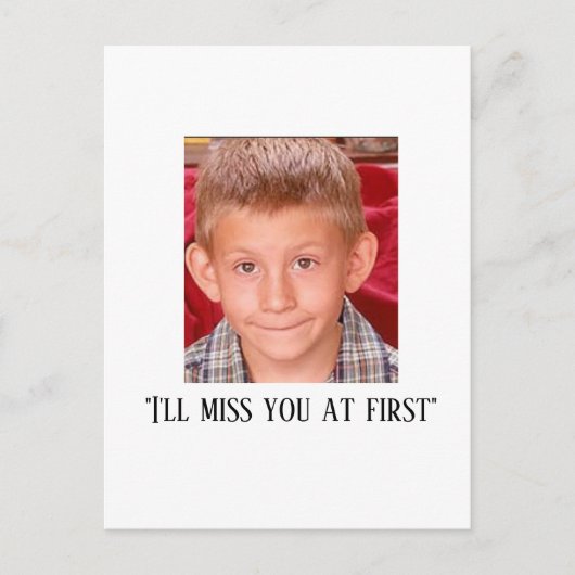 Dewey Malcom in der Mitte Postkarte (Vorderseite)