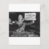 Dewey schlägt Truman Funny gibt T-Shirts Buttons E Postkarte (Vorderseite)