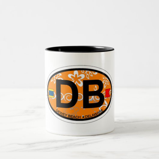 Dewey-Strand Zweifarbige Tasse (Mittel)