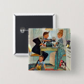 Dewey / Truman Button (Vorne & Hinten)