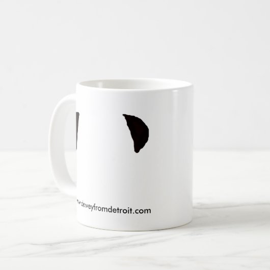 Dewey von Detroit redux Kaffeetasse (Vorderseite Links)