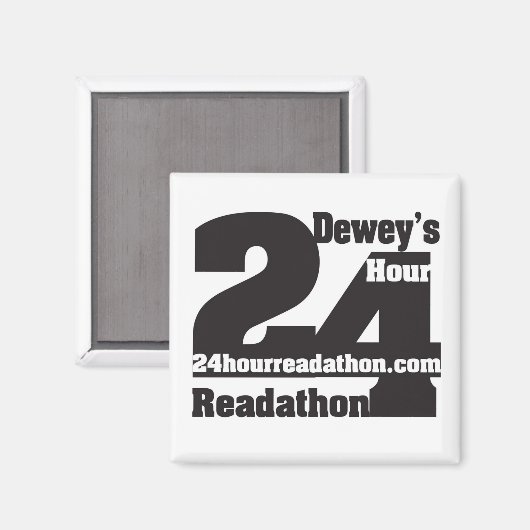 Dewey's 24 Stunden Readathon Magnet (Vorderseite/Rückseite)