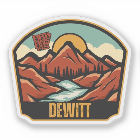 DeWitt Aufkleber (Vorderseite)