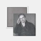 DeWitt Clinton, Gravur von Asher Brown Durand (17 Magnet (Vorderseite/Rückseite)