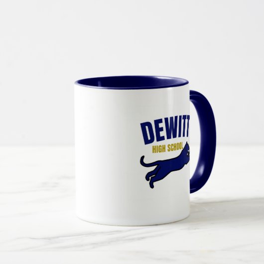 DeWitt High Schcool Michigan-Tasse Tasse (VorderseiteRechts)