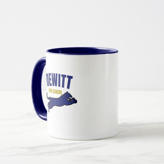 DeWitt High Schcool Michigan-Tasse Tasse (Vorderseite Links)