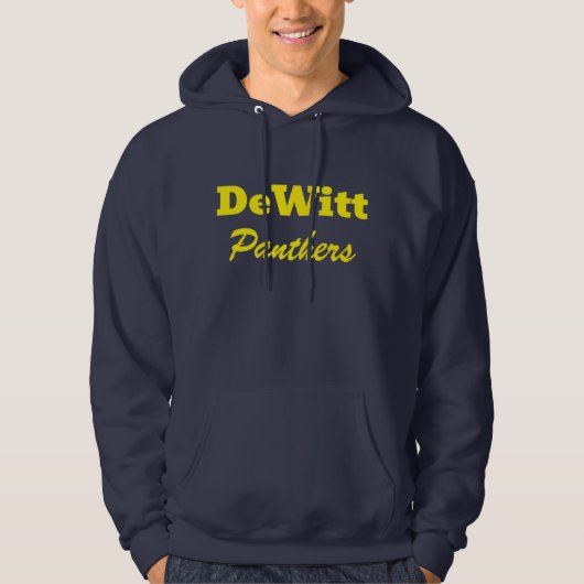 DeWitt High School Printed Hoodie (Vorderseite)