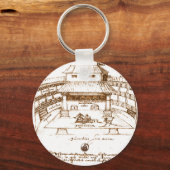 DeWitts Swan-Theaterskizze Schlüsselanhänger (Vorderseite)